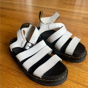 Doc Marten Blaire White Sandals